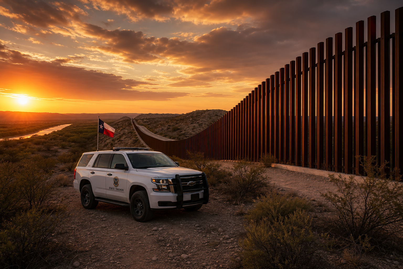 Texas Finishes the Wall: 82 Miles of State-Funded Border Barrier Complete